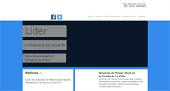 Desktop Screenshot of deporteymedicina.com.ar